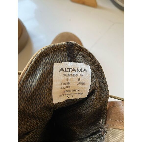 Altama Tactical Men’s Military Boots Gotetex Sz 12 Coyote Tan Temperate Weather - Picture 10 of 11